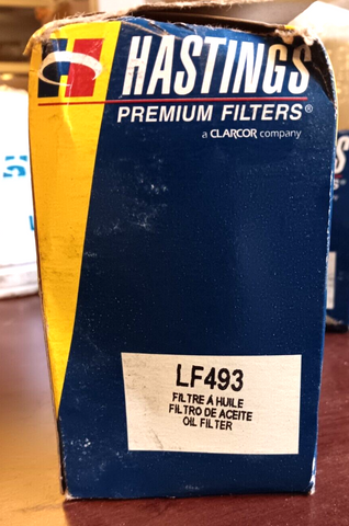 HASTINGS LF 493 PREMIUM OIL FILTERS (FREE SHIPPING)