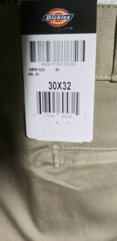 (2) NEW Mens Dickies Desert Sand Skinny Fit Twill Work Pants 30x32 NWT-Mega Mart Warehouse-Ultimate Unclaimed Freight Buyer and Seller Specialists