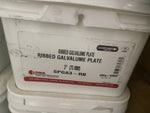 BRAND NEW OMG  RIBBED 3" Flat Galvalume Insulation Plate 1,000ct   | SPGA3C