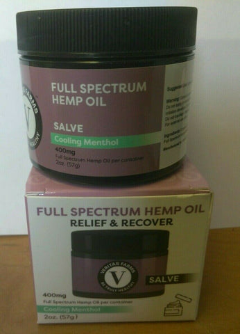 (1-2oz) NEW Veritas Farms ~Relief & Recover~ Salve-Cool Menthol 400mg-Mega Mart Warehouse-Ultimate Unclaimed Freight Buyer and Seller Specialists