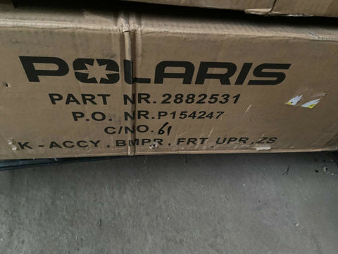NEW 2882531 OEM Polaris Genuine Ranger Upper Front Brushguard Black Tube Steel-Mega Mart Warehouse