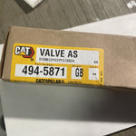 BRAND NEW GENUINE OEM CATERPILLAR 494-5871: VALVE AS