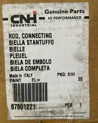 BRAND NEW GENUINE CNH ROD CONNECTING 87801221
