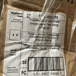 (60) Pass & Seymour TP2WCC30 2 Toggle Wall Plate 2 Gang White