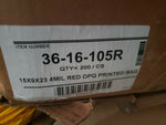 15" x 9" x 23" Red Biohazard Extra-Strength Trash Bags, 4 mil, (200 BAGS/CASE)-Mega Mart Warehouse-Ultimate Unclaimed Freight Buyer and Seller Specialists