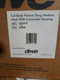 Drive Medical Full Body Patient Sling, Medium, Mesh With Commode Opening 13221M-Mega Mart Warehouse-Ultimate Unclaimed Freight Buyer and Seller Specialists