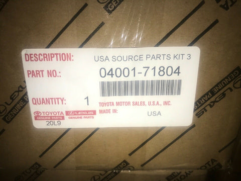 NEW GENUINE OEM Source Parts Kit - Toyota (04001-71804)-Mega Mart Warehouse-Ultimate Unclaimed Freight Buyer and Seller Specialists