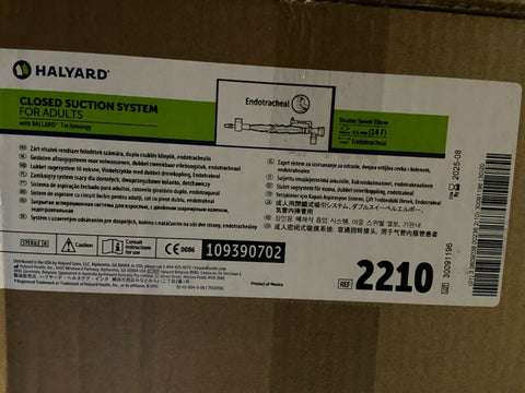 20 Halyard Health KimVent 2210 Closed Suction System 14 fr T-Piece, EXP 08/25-Mega Mart Warehouse-Ultimate Unclaimed Freight Buyer and Seller Specialists