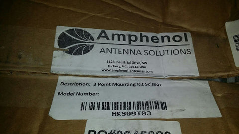 Amphenol Antenna Solutions MKS09T03 3 POINT MOUNTING KIT-Mega Mart Warehouse-Ultimate Unclaimed Freight Buyer and Seller Specialists