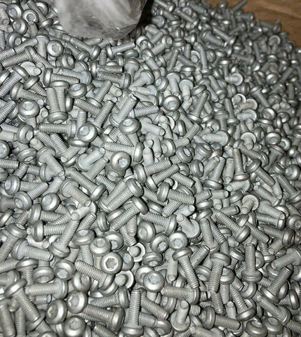 (100 PC LOT) M4 -0.7 X 12MM PAN HEAD STEEL ZINC TAPTITE AF166047-Mega Mart Warehouse