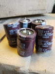 (5 PC LOT) Aluminum Electrolytic Capacitors - Snap In 4700uF 63 Volt-Mega Mart Warehouse-Ultimate Unclaimed Freight Buyer and Seller Specialists