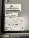 NE CONTROLS 5HP, 3 PHASE, STATER CONTROL PANEL, NEMA 4/12, 230VAC/3P/60Hz/20A