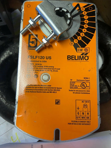 NEW BELIMO FSLF120-US SPRING RETURN ACTUATOR 30 IN-LB 120V 2-POSITION-Mega Mart Warehouse-Ultimate Unclaimed Freight Buyer and Seller Specialists