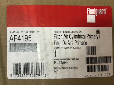 GENUINE OEM Fleetguard Air Filter - AF4195-Mega Mart Warehouse-Ultimate Unclaimed Freight Buyer and Seller Specialists