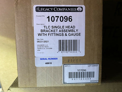 BRAND NEW Maxx Ice TLC-107096 SINGLE HEAD BRACKET ASS. WITH FITTINGS & GAUGE