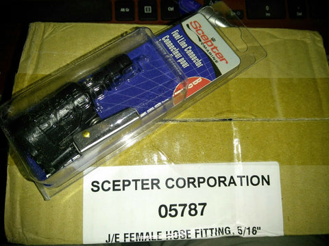 6 Scepter 05787 John/Ev 5/16 Barb T/E-Mega Mart Warehouse-Ultimate Unclaimed Freight Buyer and Seller Specialists