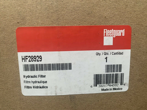 NEW Fleetguard HF28929 Hydraulic Filter