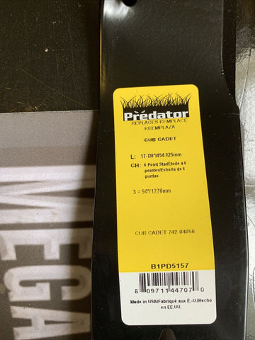 PREDATOR Mower Blade B1PD5157 Cub Cadet (3 pack)