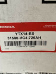 NEW Honda OEM GENUINE 31500-HC4-726AH - BATTERY (YTX14-BS)-Mega Mart Warehouse-Ultimate Unclaimed Freight Buyer and Seller Specialists