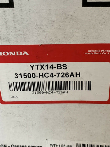 NEW Honda OEM GENUINE 31500-HC4-726AH - BATTERY (YTX14-BS)-Mega Mart Warehouse-Ultimate Unclaimed Freight Buyer and Seller Specialists