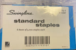 NEW Swingline Staples Standard 1/4 inches Length 210/Strip 5000/Box 5 Pack, USA