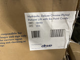 Drive Medical 13023 Hydraulic Patient Lift with Six Point Cradle, Deluxe Chrome