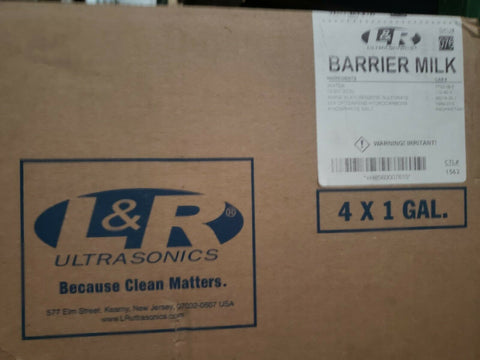 L&R BARRIER MILK CLEANING SOLUTION 1562, (4 -1 GALLON BOTTLES PER LOT)-Mega Mart Warehouse-Ultimate Unclaimed Freight Buyer and Seller Specialists