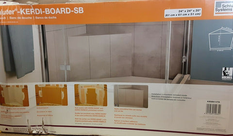 Schluter Systems Kerdi-Board Waterproof Shower Bench- Triangle KBSB610TA