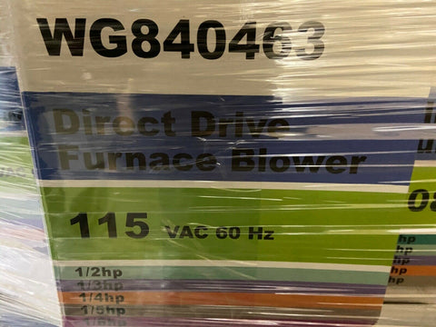 NEW Diversitech WG840463 Variable Motor (DDB), 1/3Hp max-Mega Mart Warehouse-Ultimate Unclaimed Freight Buyer and Seller Specialists