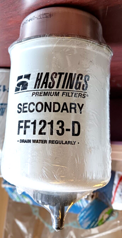 HASTING FF1213-D DIESEL FUEL AND WATER SEPARATOR FILTER (FREE SHIPPING)