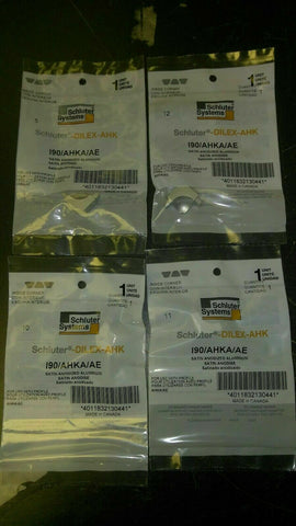 (4)Schluter I90/AHKA/AE Dilex-Ahka Satin Anodized Aluminum 9/16 in. x 1 in-Mega Mart Warehouse-Ultimate Unclaimed Freight Buyer and Seller Specialists