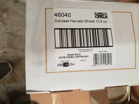 (12/CASE) Sashco Conceal Textured Wood Caulking 10.5 Ounce Tubes Harvest Wheat-Mega Mart Warehouse-Ultimate Unclaimed Freight Buyer and Seller Specialists