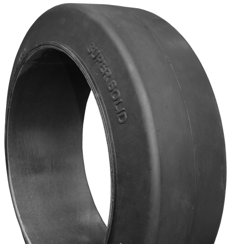 (1) NEW Solid Flat Proof Press-On Smooth Forklift Tire16X6X10-1/2 16x6x10.5-Mega Mart Warehouse