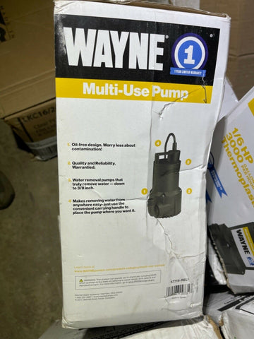 NEW WAYNE RUP160 57719-REL1 NSMP 1/6 HP 3000 PER HOUR