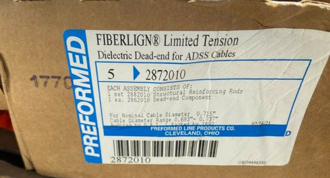 (5) PREFORMED FIBERLIGN, Limited Tension Dead End, Green, 48 in L-Mega Mart Warehouse