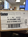 (2 PC LOT) Oatey PVC 43539 Replacement Flange For Cast Iron Pipe