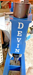 DEVIN MFG LP500 HYDRAULIC ARBOR PRESS  "INCLUDES ONLY WHAT IS SEEN IN PHOTOS"