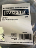 BRAND NEW Everbilt 4 ft. Stainless Steel Washing Machine Connector (2-Pack)
