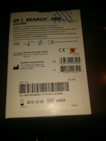 USB-800A SYSMEX STAIN FOR DESIGNATED AUTOMATIC URINE PARTICLE ANALYZERS-Mega Mart Warehouse-Ultimate Unclaimed Freight Buyer and Seller Specialists