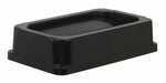 (4/CASE) Continental 7325BK Black Drop-Shot Lid For Wall Hugger Receptacle-Mega Mart Warehouse-Ultimate Unclaimed Freight Buyer and Seller Specialists