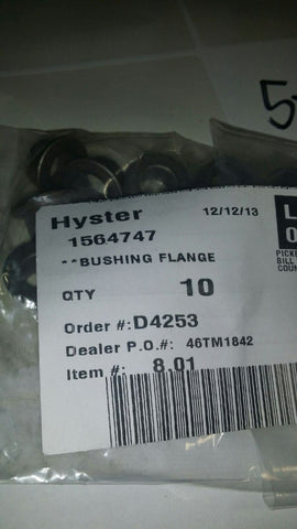 1564747 (10 bushings) HYSTER, BUSHING FLANGE, (hyster: forklift parts)-Mega Mart Warehouse-Ultimate Unclaimed Freight Buyer and Seller Specialists