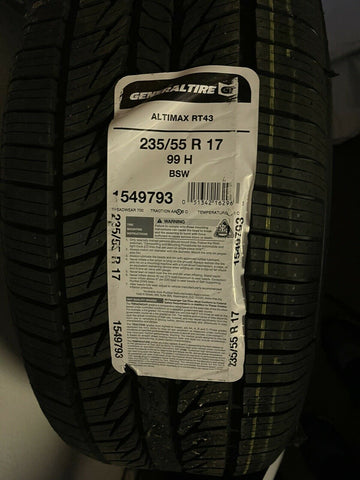 NEW P235/55R17 General Tire ALTIMAX RT43, 1549793-Mega Mart Warehouse