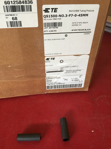 TE Connectivity QS1500-NO.3-F7-0-45MM - Raychem Heat Shrink Tubing ST Flexible-Mega Mart Warehouse-Ultimate Unclaimed Freight Buyer and Seller Specialists