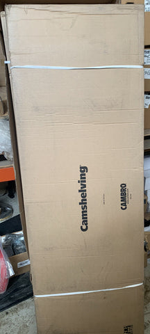 NEW Camshelving Cambro Shelf, 24"x48"x72" CPU244872V4480, Speckled Gray