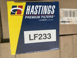 BRAND NEW Hastings LF233 Engine Oil Filter 12 PER LOT