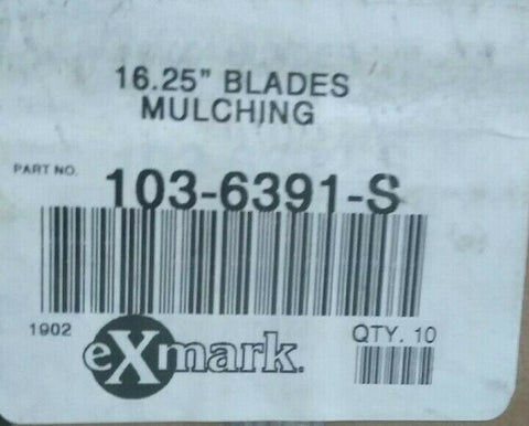 NEW GENUINE OEM Exmark Mulching Lawnmower 48" Blade 103-6391-S-Mega Mart Warehouse-Ultimate Unclaimed Freight Buyer and Seller Specialists