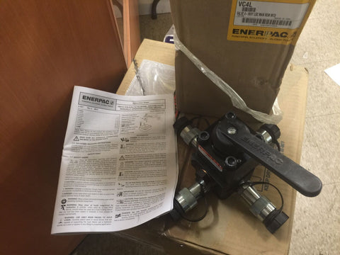 ENERPAC VC-4L HYDRAULIC 4 WAY MANUAL DIRECTIONAL CONTROL VALVE LOCKING NEW N BOX-Mega Mart Warehouse-Ultimate Unclaimed Freight Buyer and Seller Specialists