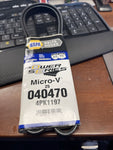 GENUINE NAPA Gates K040470 Micro-V Serpentine Drive Belt *FREE SHIPPING*