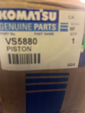 OEM Komatsu Genuine Engine Piston VS5880 NEW