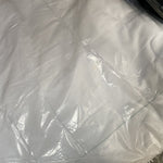 (12) 90X120 FLAT QUEEN XL SHEETS W/GREEN STITCH T180